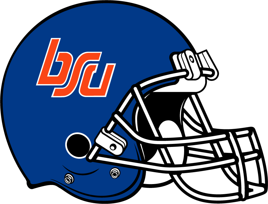 Boise State Bronco 1991-1996 Helmet Logo diy DTF decal sticker